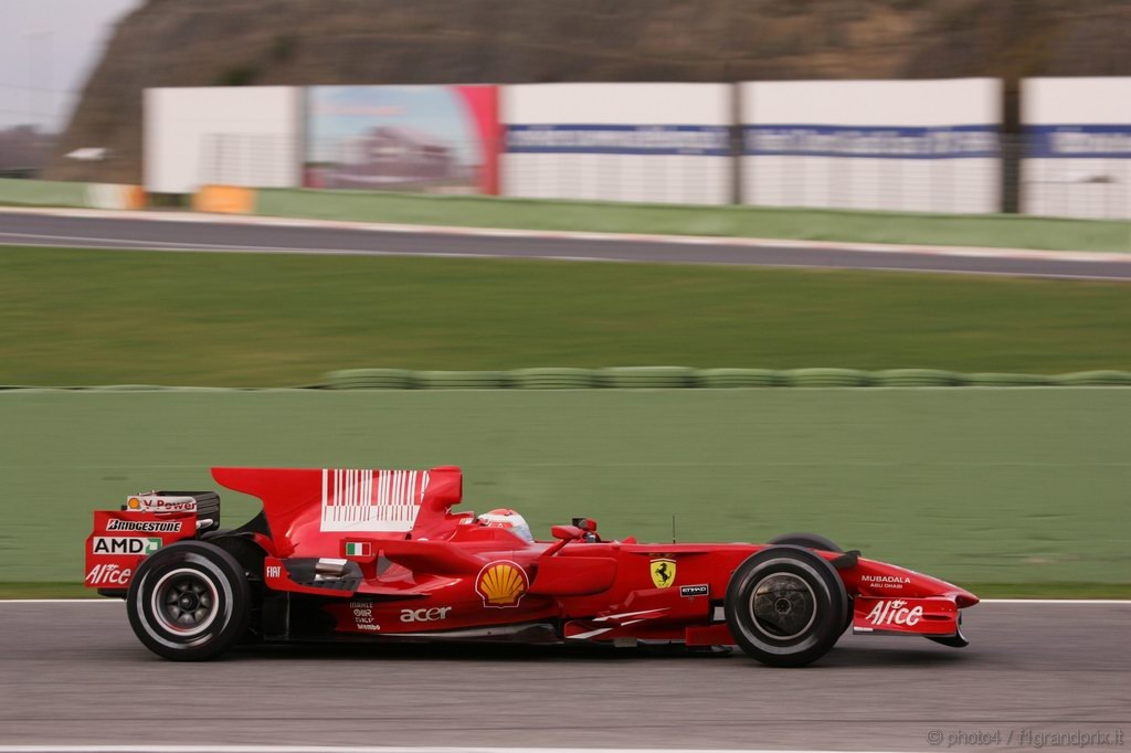 Test Ferrari F2008 Italian F3 Drivers Vallelunga